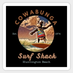 Cowabunga Surf Shack Sticker